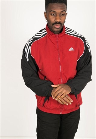 VINTAGE 80S USA ADIDAS SHELL SPORT JACKET / S0745