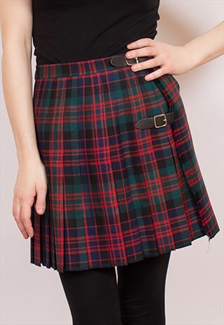 VINTAGE TARTAN MINI KILT