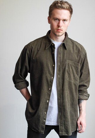 VINTAGE OVERSIZED CORDUROY SHIRT