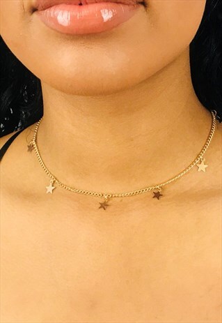 THE SEVEN STARS SHORT LINK CHAIN NECKLACE