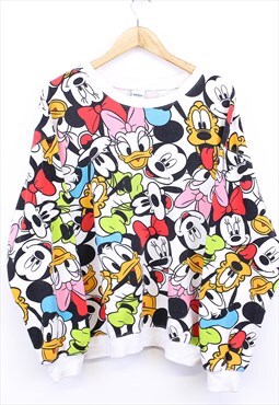 Vintage Disney Mickey Mouse Sweatshirt Multicolour Graphic