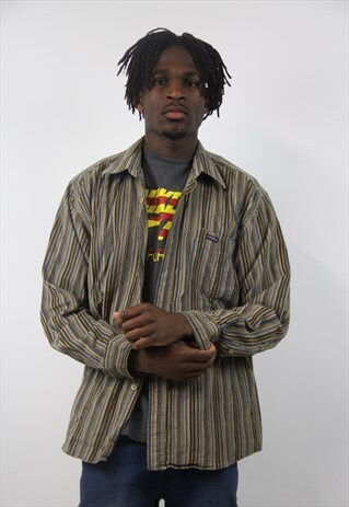 VINTAGE CORD STRIPED SHIRT