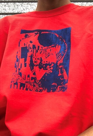 RED KLIMT KISS TEE