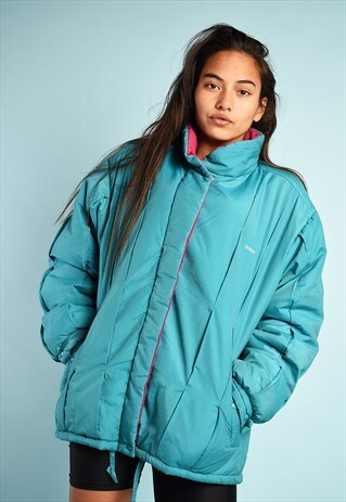 VINTAGE 70'S RETRO SPORTS SKI PUFFER WINTER JACKET PARKA