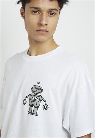 ROBOT WHITE TEE
