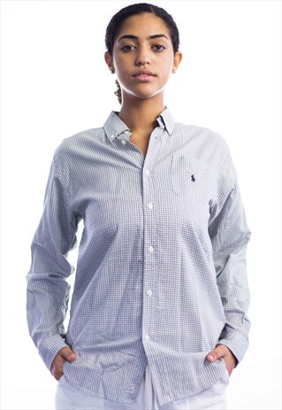 VINTAGE POLO RALPH LAUREN LOGO SHIRT 90S XL 6.1