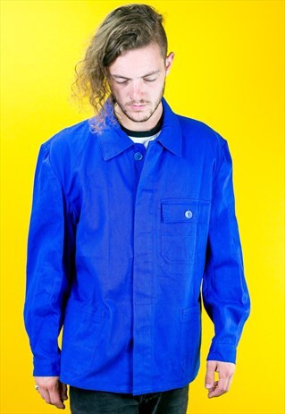 VINTAGE FRENCH WORKERMAN CHORE JACKET