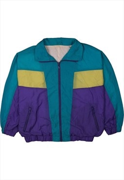 Vintage 90's Coach Windbreaker Sportswear Full Zip Up Green