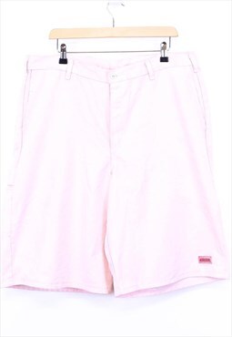 Vintage Dickies Shorts Pink Straight Fit With Classic Logo