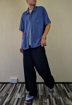 Vintage Y2k Blue Shirt by Croft & Barrow