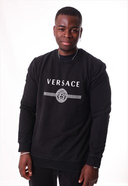 Vintage Versace Sweatshirt in Black