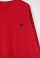 VINTAGE COOL CHAMPION SWEATSHIRT CLASSIC IN RED XL
