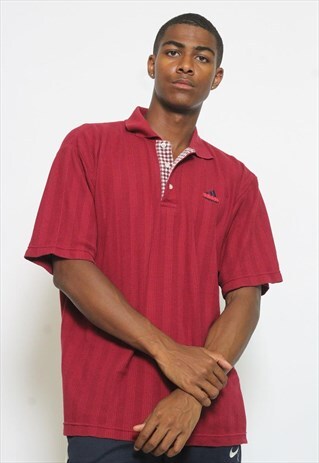 VINTAGE ADIDAS EQUIPMENT POLO SHIRT