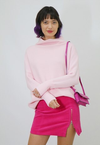 BERKLEY 90S CUTE KNIT JUMPER - PINK