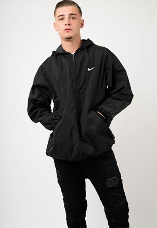 VINTAGE HOODED NIKE UNISEX WINDBREAKER JACKET
