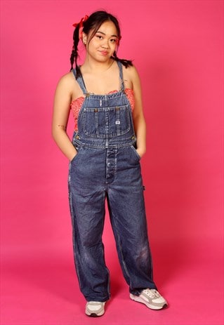 Lee Long blue 90's Vintage Dungarees