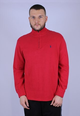 POLO RALPH LAUREN JUMPER 1/4 ZIP RARE
