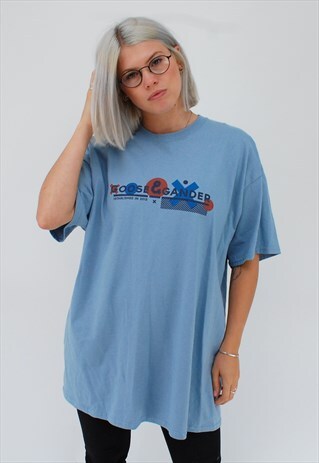G&G UNISEX X&O STONE BLUE TEE
