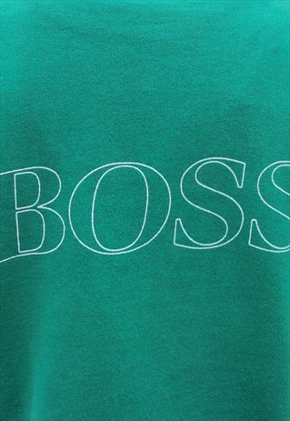 hugo boss sweatshirt green