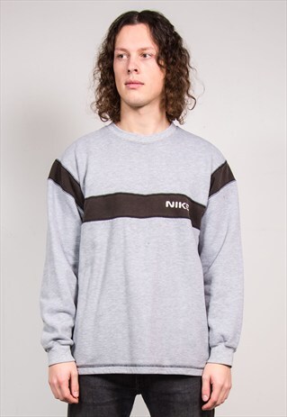 90'S VINTAGE NIKE GREY SWEATSHIRT JUMPER