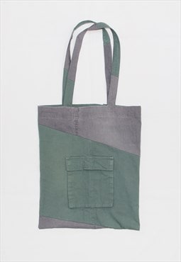 Army Grey Patchwork Tote