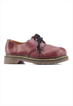 Vintage 1984 Doc Martens Oxford Steel Toe Shoes in Oxblood