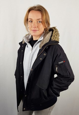 VINTAGE WOOLRICH JACKET COAT BLACK