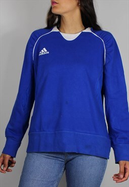 Vintage Adidas Sweatshirt w Logo Front & Ruch Detail