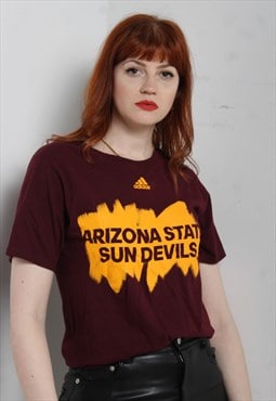 Vintage Adidas Arizona State T-Shirt Maroon