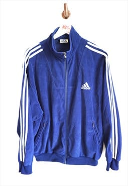 Vintage suede ADIDAS Sweatshirt Windbreaker Tracksuit Jacket