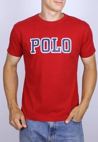 Vintage Polo Ralph Lauren Big Logo Short Sleeve T-shirt Top