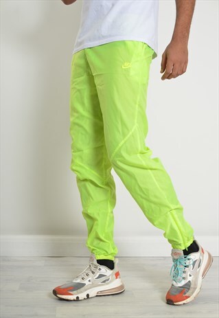 neon nike joggers