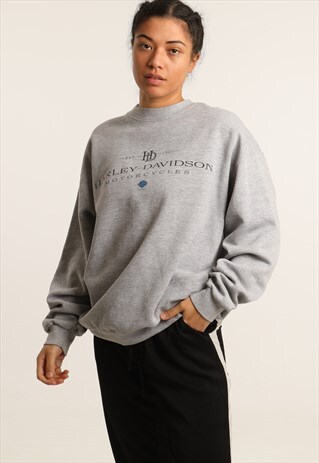 VINTAGE HARLEY DAVIDSON PRINTED SWEATSHIRT