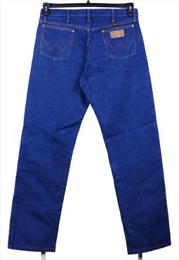 Vintage 90's Wrangler Jeans / Pants Slim Denim Blue 34 x 32