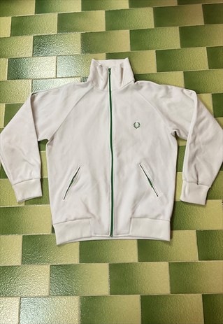 VINTAGE 90S FRED PERRY SPORTS WEAR TRACK TOP JACKET FULL-ZIP