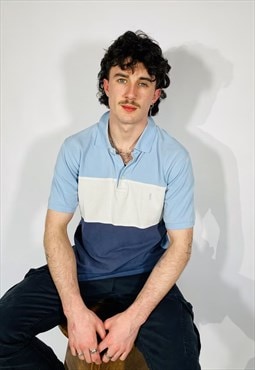 Vintage Size S YSL Polo Shirt In Blue