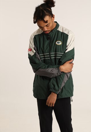 VINTAGE NFL EMBROIDERED FESTIVAL JACKET