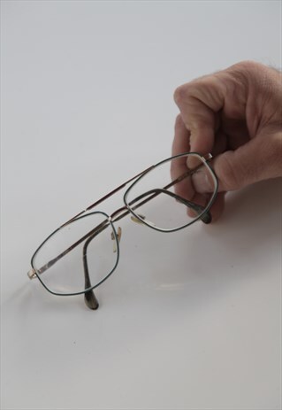 VINTAGE TICINO EYEWEAR. GOLD FRAME