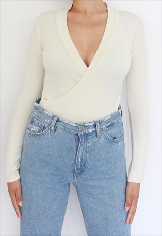 Y2K MORGAN DE TOI CREAM BODYSUIT