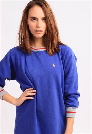 VINTAGE POLO RALPH LAUREN LONG SLEEVED T-DRESS