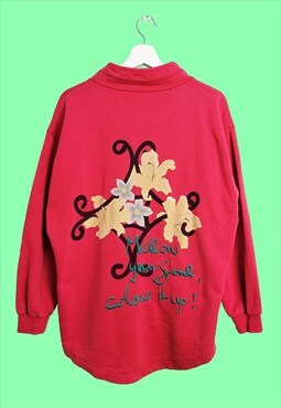 S. OLIVER Vintage 90's Oversized Embroidered Sweatshirt