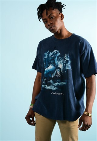 VINTAGE HORSE PRINT T-SHIRT