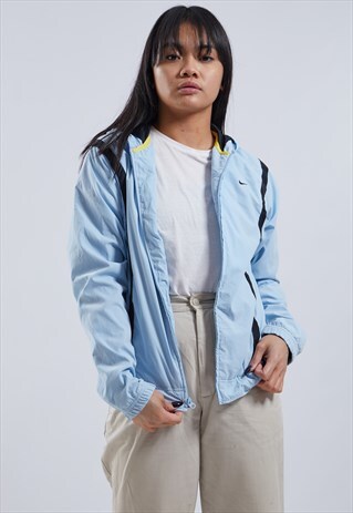 VINTAGE NIKE HOODED TRACK JACKET