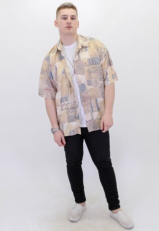 VINTAGE PATTERN FESTIVAL SHIRT