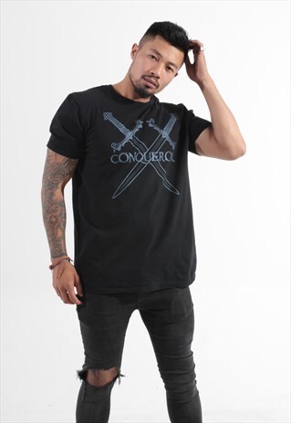 BIG LOGO SWORDS T-SHIRT