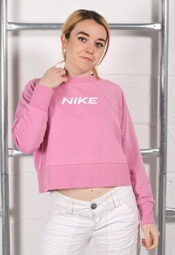 Vintage Nike Sweatshirt in Pink Pullover Lounge Jumper Small