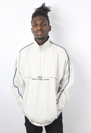 VINTAGE SERGIO TACCHINI 1/2 ZIP 90S JACKET