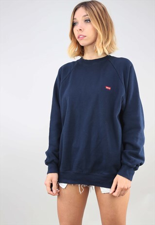 VINTAGE OVERSIZED BLUE LEVI'S SWEATSHIRT