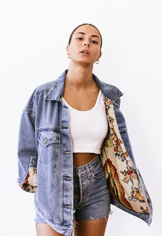 ALFRED DENIM JACKET VIRGEN DE GUADALUPE