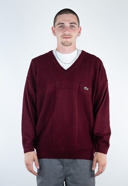 Vintage Lacoste 90s Heavy Cotton Sweatshirt Pullover